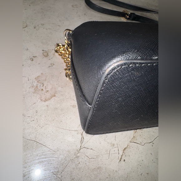 Michael Kors Black & Gold Crossbody - Picture 7 of 15